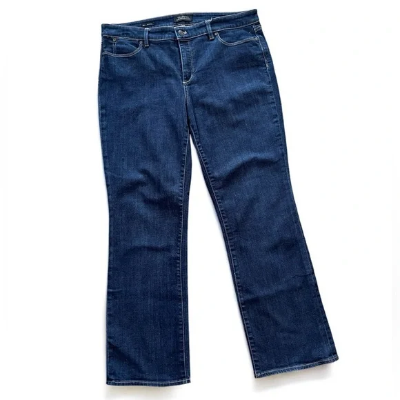 Talbots Jeans Talbots Flawless Fivepocket Dark Blue Denim Boot